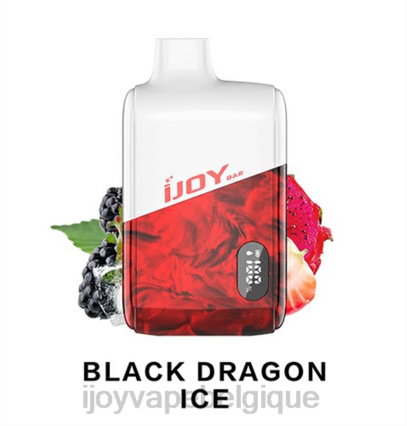 iJOY Bar IC8000 jetable 0N0DLT177 glace de dragon noir | iJOY Store
