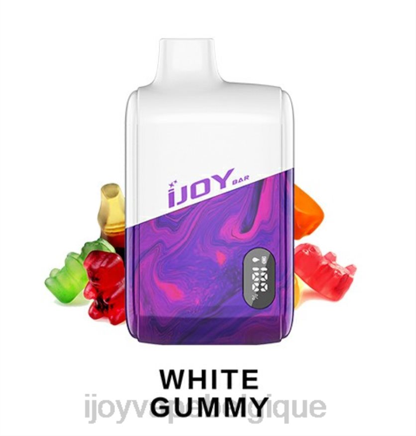 iJOY Bar IC8000 jetable 0N0DLT199 gomme blanche | iJOY Review