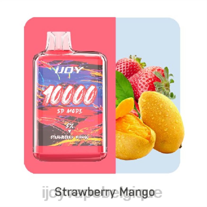 iJOY Bar SD10000 jetable 0N0DLT172 mangue fraise | iJOY Vape Bruxelles