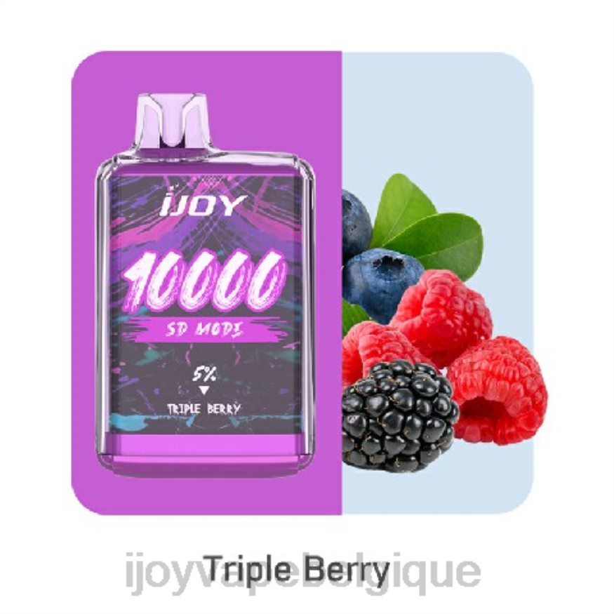 iJOY Bar SD10000 jetable 0N0DLT173 triple baie | iJOY Vape Flavors