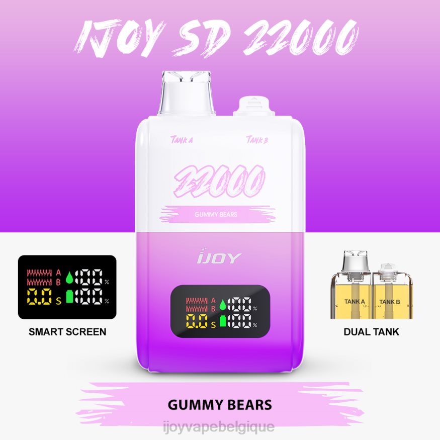 iJOY SD 22000 jetable 0N0DLT154 oursons gommeux | iJOY Vape Price